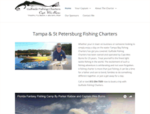 Tablet Screenshot of gulfsidefishingcharters.com